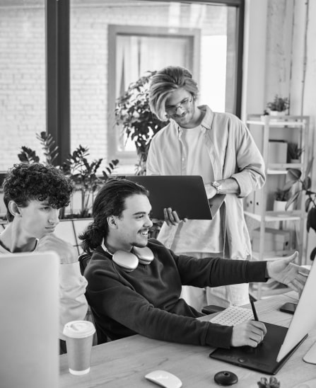 Happy Post Production Team Focused On A Retouching 2024 03 01 18 14 23 Utc 1